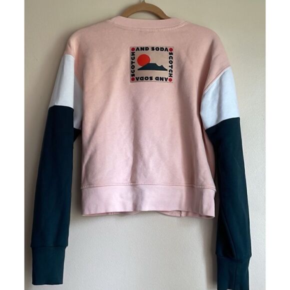 Scotch & Soda Twist-Front Sweatshirt Size M - Picture 4 of 7